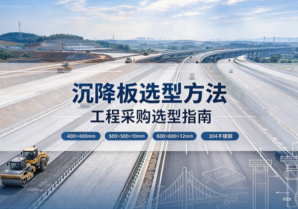 咸丰沉降板选择方法